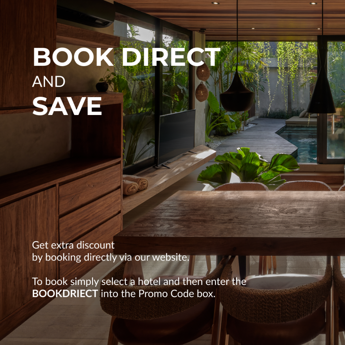 Book direct promo